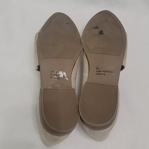 Qupid Beige Open Side Ankle Boots Size 8 - Picture 8 of 8